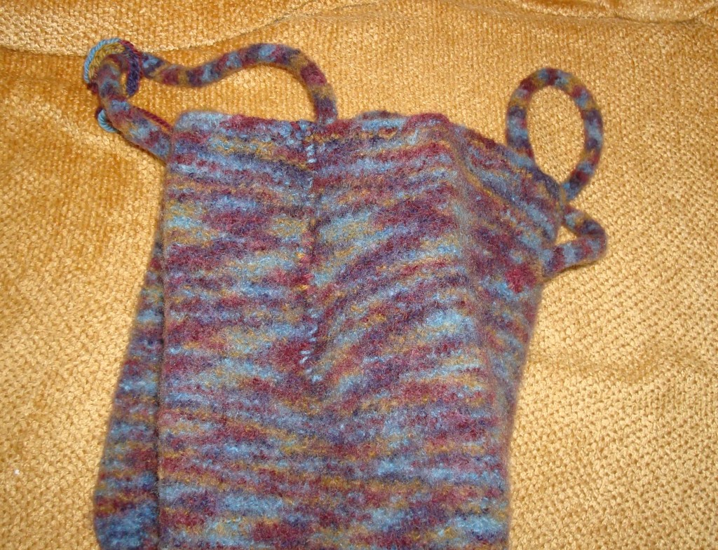 felted knit purse