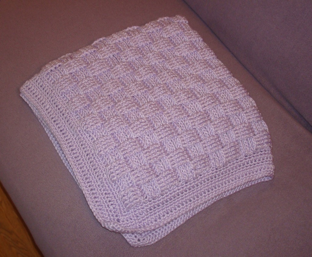 Cousin Crystal's Crocheted Basket Weave Baby Blanket | Yarn Over, Pull  Through