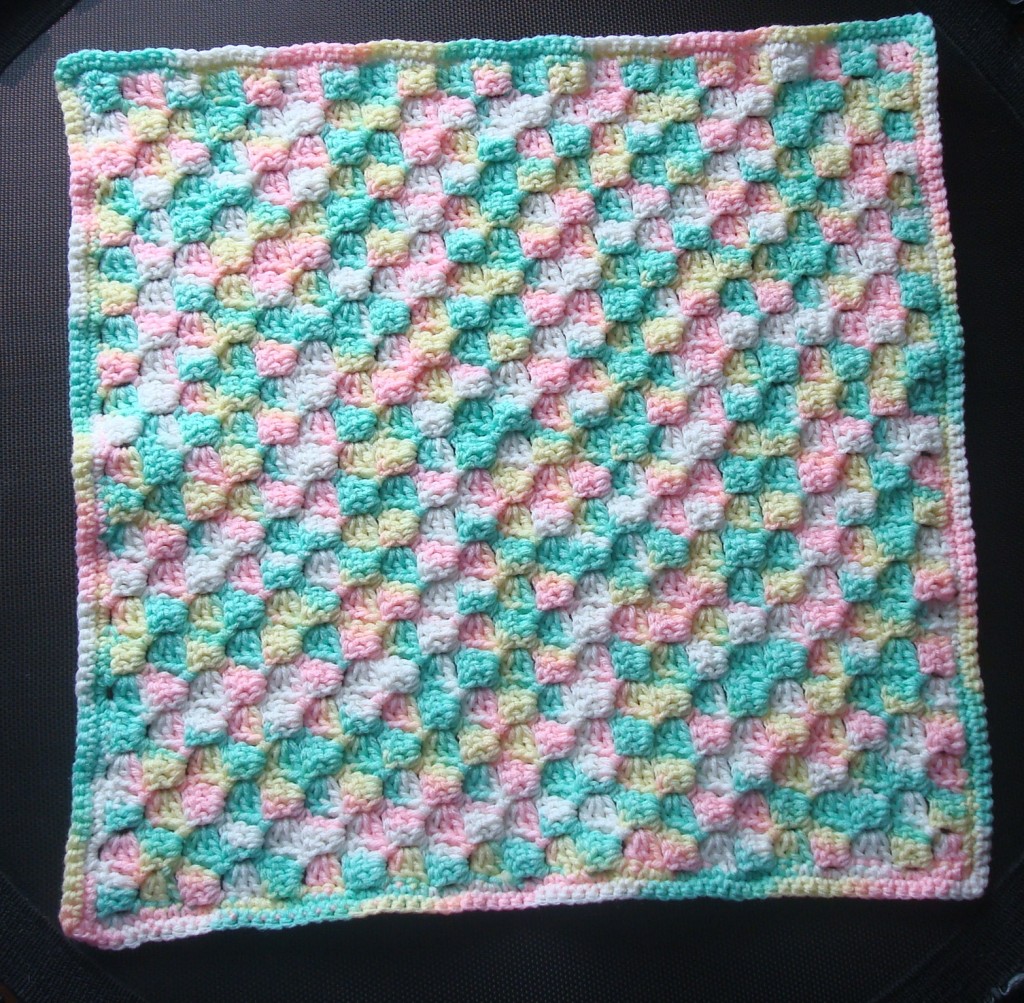 A small corner-to-corner project made with one skein of yarn