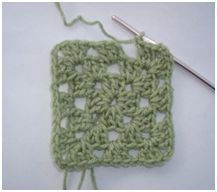 To end round 3, crochet the last full corner, ch 1, and slip stitch to the beginning ch-3.